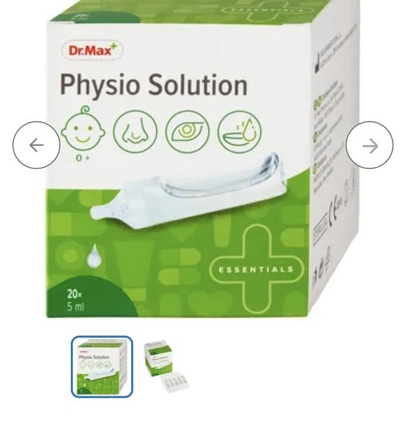 Môže sa Physio Solution použiť na výplach očí?