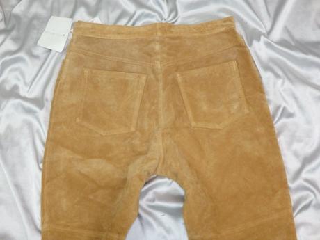 Kvalitné kožené nohavice, 40