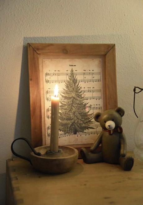 Starý notový papier 5 ks, 