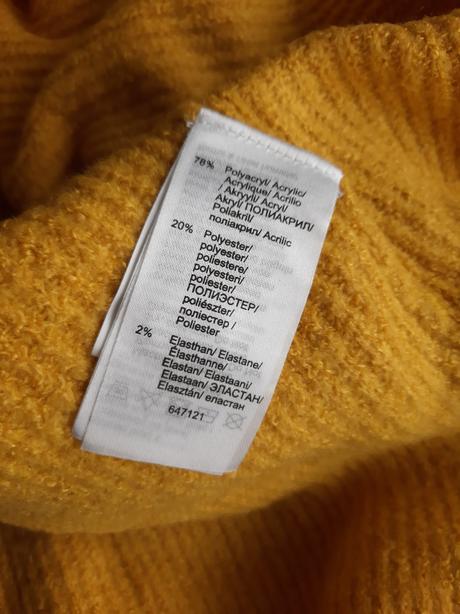 Dlhý žltý pulóver, velk xl-2xl, bonprix,xl