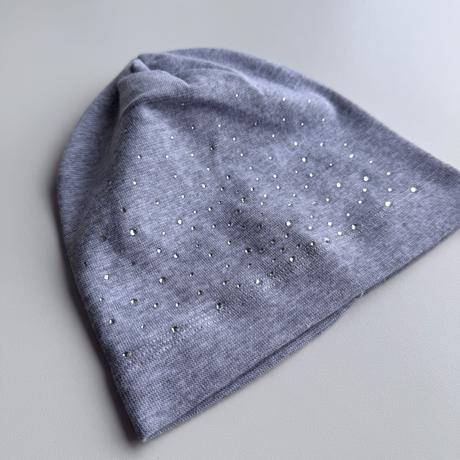 Dievčenská prechodná čiapka s trblietkami, 