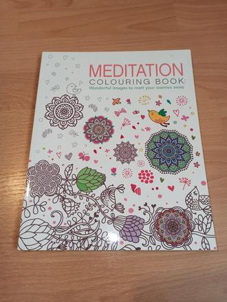 Meditation colouring book, 