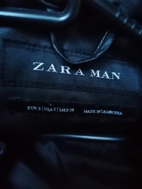 Koženková bunda, zara,s