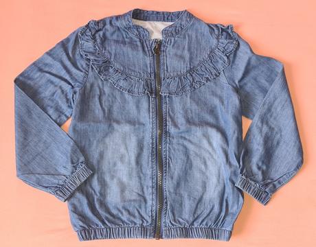 Makkucka bavlnena mikinka ala riflovka, 122