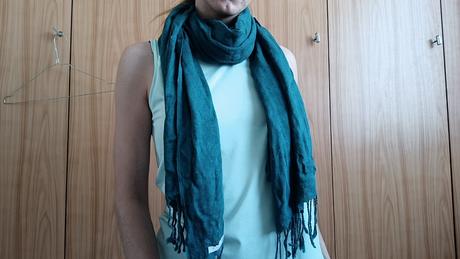 Dámsky tyrkysový šál, 