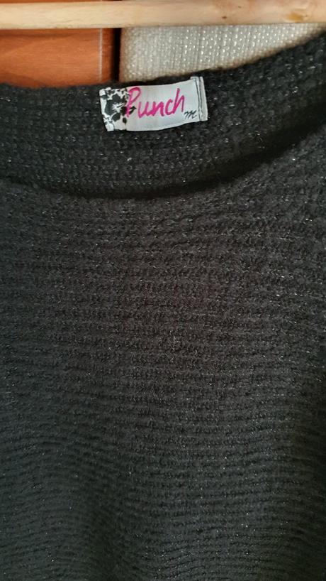 Čierny sveter punch m, xs