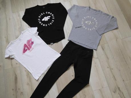 4f  tričká bavlnené+legíny,  158v, alebo s,, 158–170