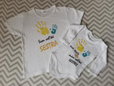 Súrodenecké tričká v.56 a v.98, 56
