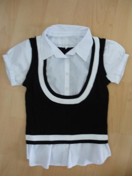 Cierno-biele tricko, m