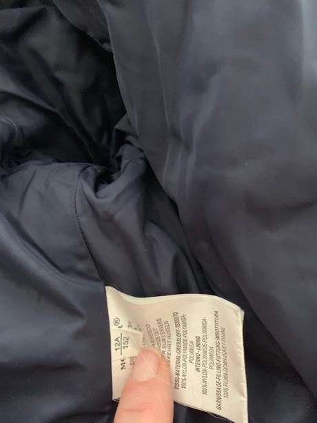 Moncler zimná bunda paperova vel. xs alebo 152, xs