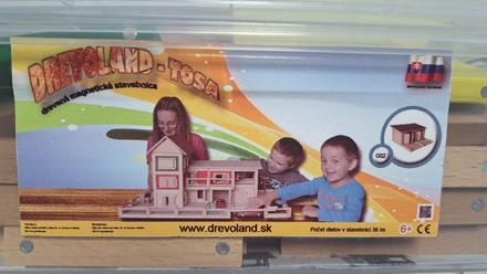 Detská drevená magnetická stavebnica g02,