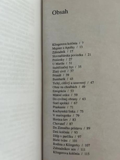 Klingerova kolónia - dušan kraus,