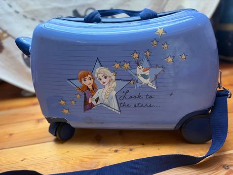 Detsky kufor na kolieskach frozen ťahanie aj vozen, disney