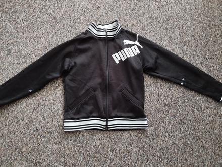 Čierna puma mikina m ale aj s, puma,m