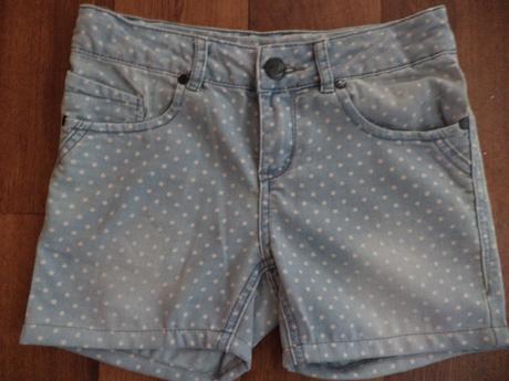 Dievčenske riflove šortky, 146