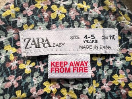 Šaty rifľové na traky pre dievča, zara,110