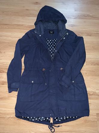 Parka love label s/m, s