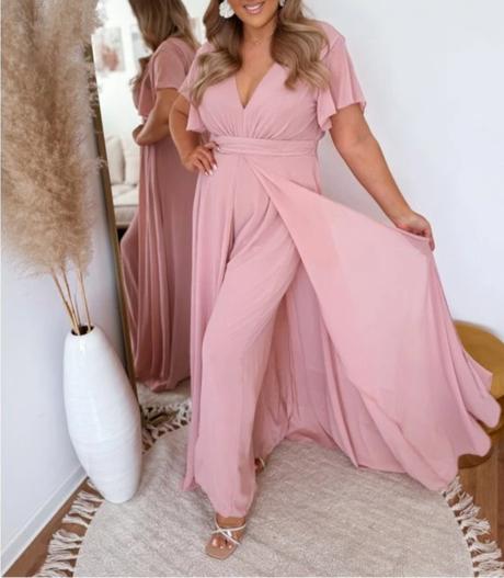 Staroružový overal-šaty, 42