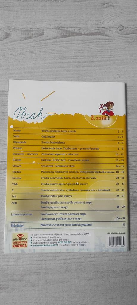 Pracovné zošity 4 rocnik,