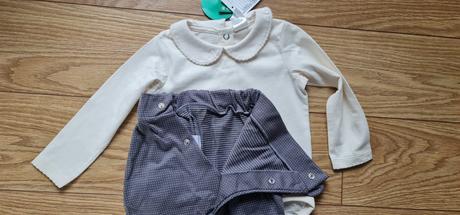 Krásny nový set, veľ.4-6mes s body h&m, h&m,68
