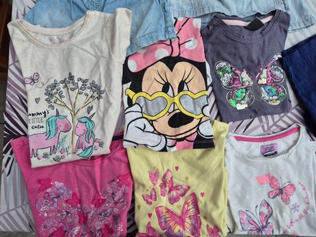 Letny set tričiek a kraťasy 110, 104–116