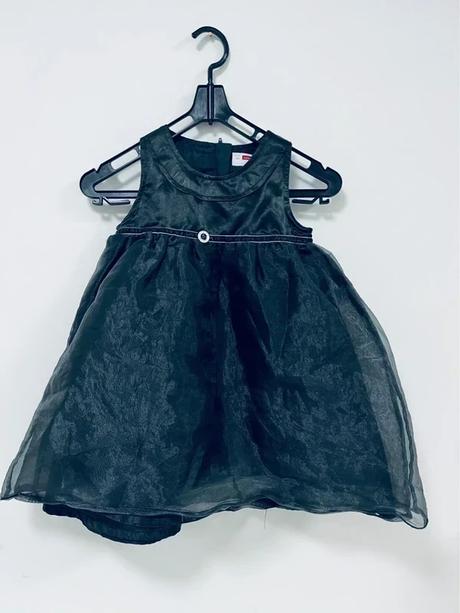 Elegantné čierne šaty pre malé dievčatko (veľ. 92), name it,98