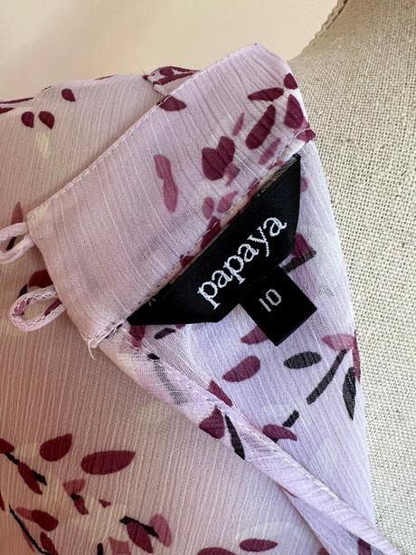 Fialová blúzka, papaya,38