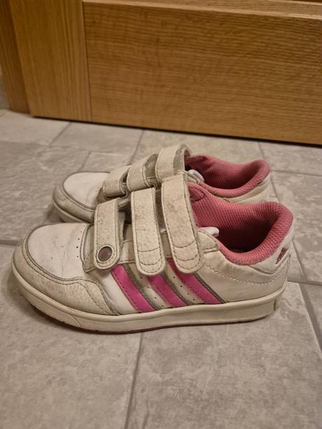 Tenisky adidas biele pre dievča 30, adidas,30