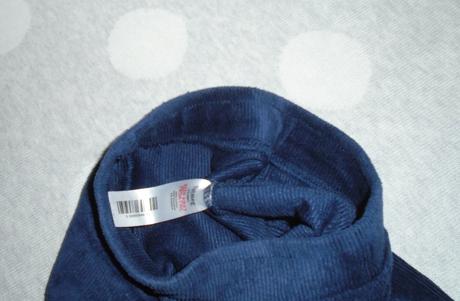 Menčestrové nohavice na 2 až 3 roky, nutmeg,98