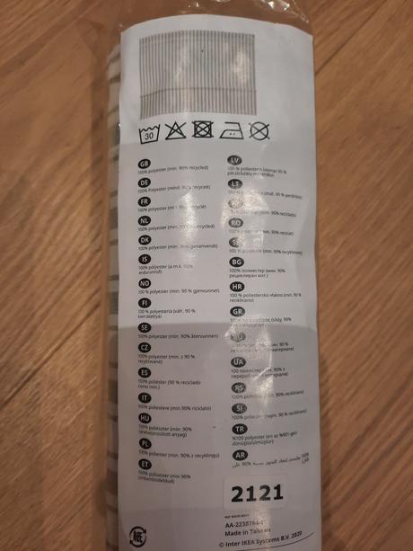 Roleta ikea šírka 120cm (2ks),