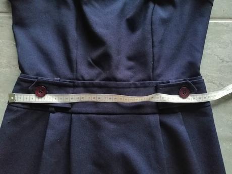 Modré šaty asos, v34-36, 34