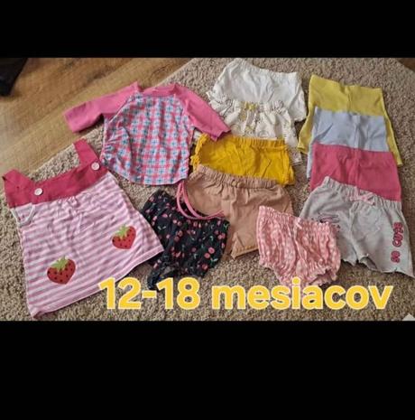 Letné oblečenie pre dievčatko veľ.86, 86–98