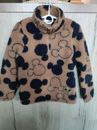 Huňatá hrubá teplá mikina, 128