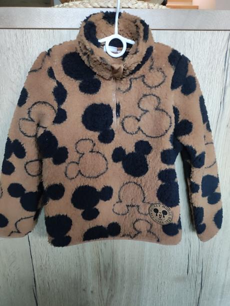 Huňatá hrubá teplá mikina, 128