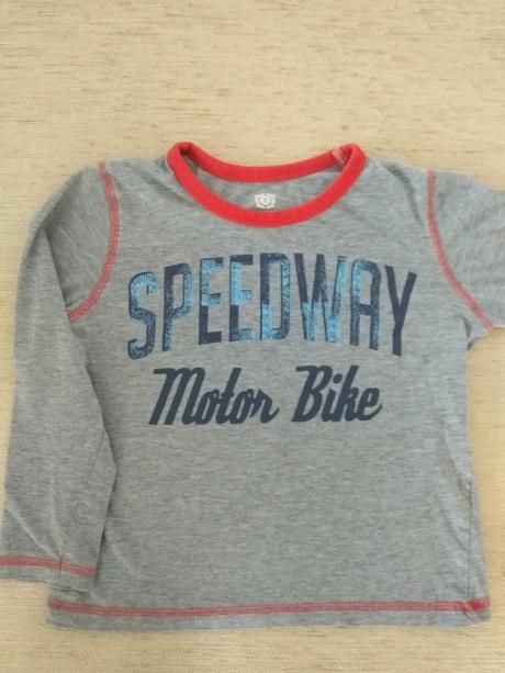 Sivé tričko, lupilu,110