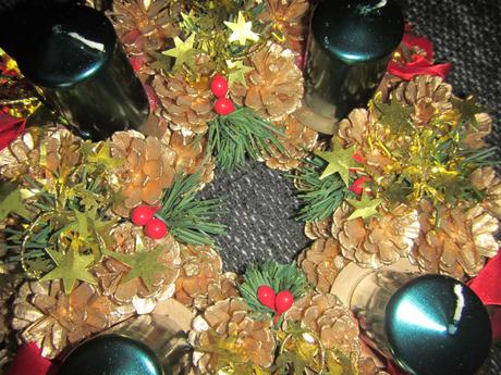 Adventny vianocny veniec ,