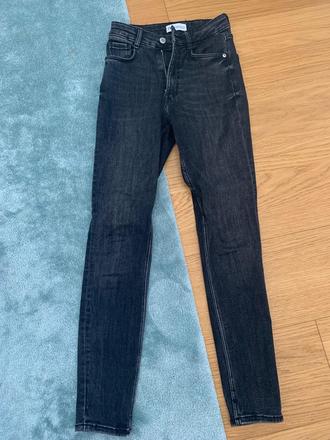 Zara čierne rifle 34, zara,34