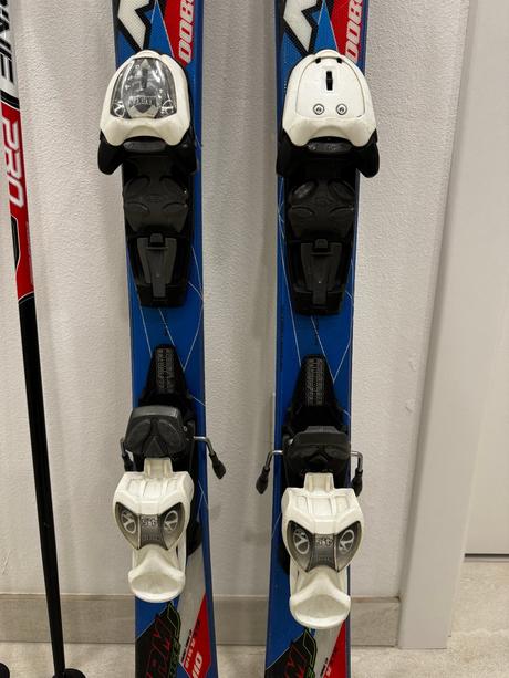 Detské lyže dobermann, palice atomic, atomic,110-119 cm