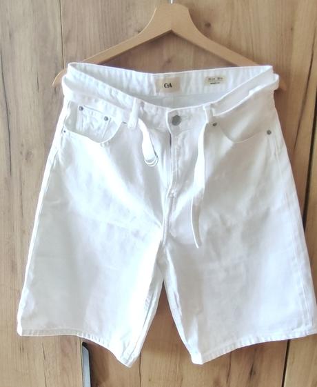 Dámske riflové kraťasy, c&a,36