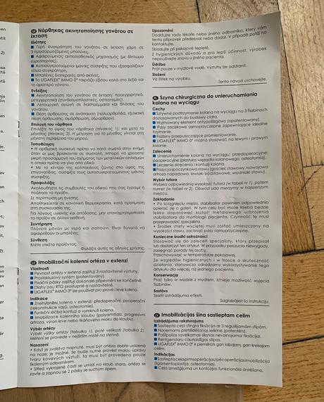 Thuasne ligaflex immo dlaha na spevnenie kolena s,