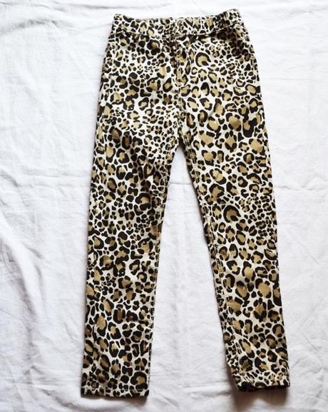 Tenké leo nohavice, h&m,116