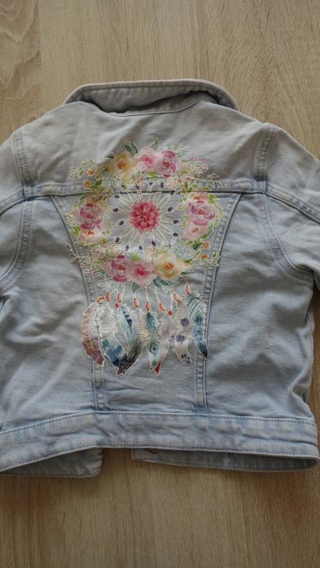 Bunda rifľová, denim,116