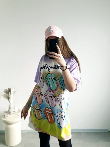 The rolling stones tričkové šaty,