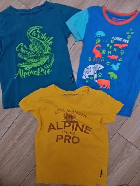 Tričká alpine pro 3ks, alpine pro,122