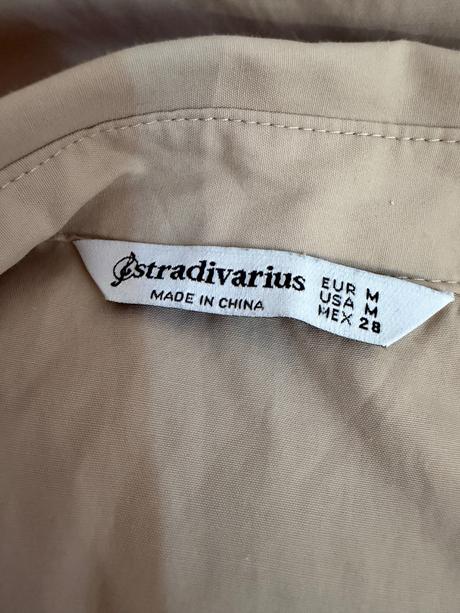 Béžové košeľové šaty stradivarius, stradivarius,m