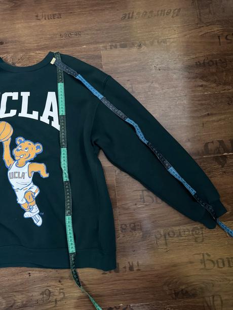 Tmavozelená mikina ucla divided, h&m,s