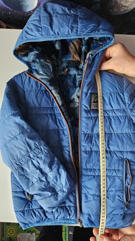 Obojstranná prechodná bunda 116/122, alpine pro,116