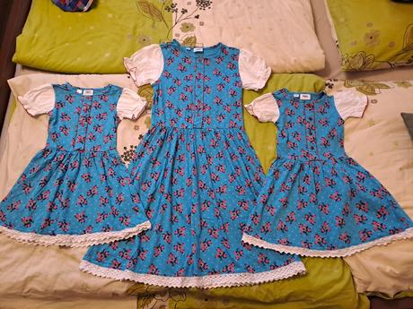 Šaty mama a dcéry, cena spolu, 110