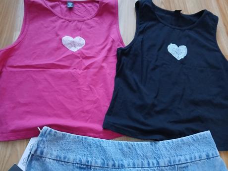 Nová minisukňa a dve tielka, xxl