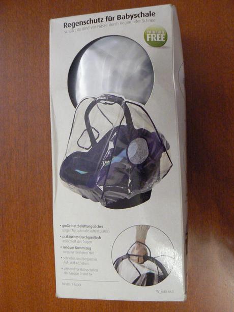 Pršiplášť na autosedačku/vajíčko - značka "reer", 